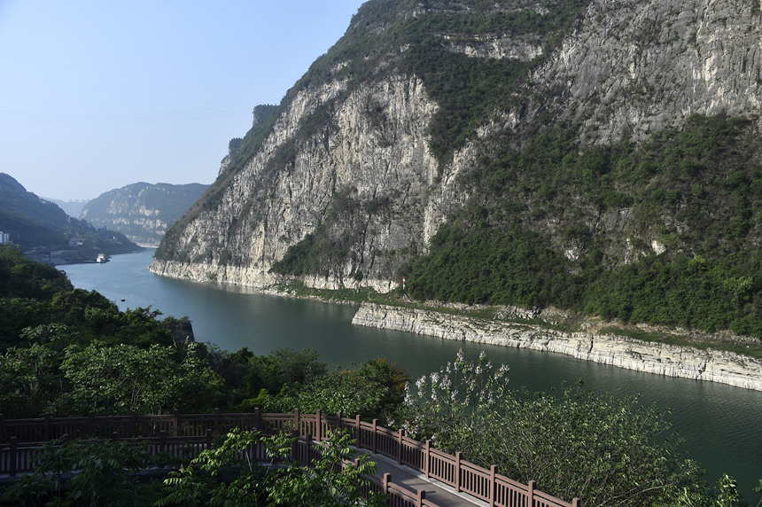 烏江畫廊重慶涪陵段景觀。黃河攝