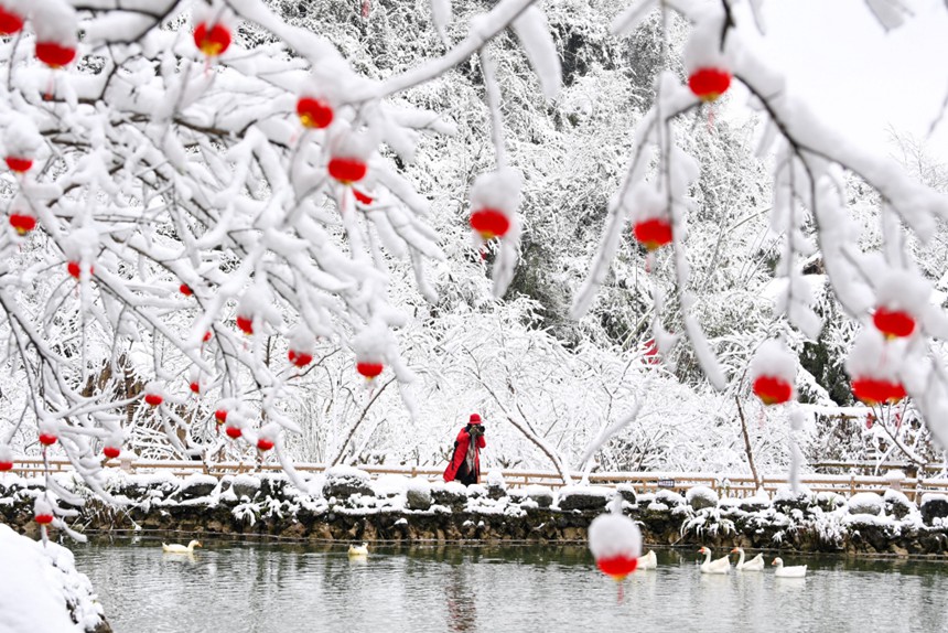 重慶下雪了！一起“趣”看雪